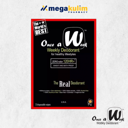 Once A Week Deodorant (3pcs/Pack)