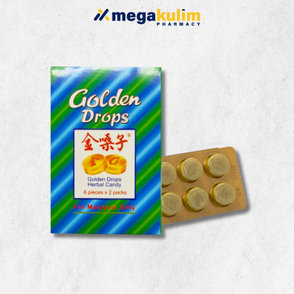 Golden Drops Herbal Candy (2x6 Tablets)