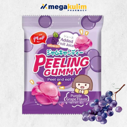 Joymie Peeling Gummy Grape (40g/Pack)