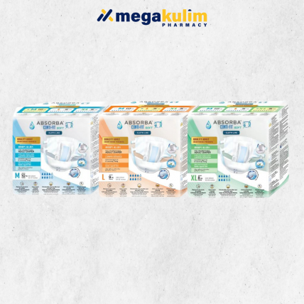 Absorba Conti-Fit Sodt Diaper (Size M / L /XL)