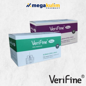 Verifine Plus Insulin Pen Needle 100pcs (0.23mm (32G)x4mm / 0.25mm (31G)x5mm)