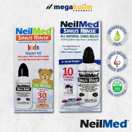 Neilmed Sinus Rinse (Adult / Kids) Starter Kit