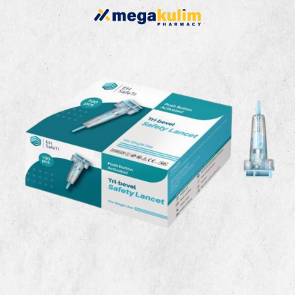 EH SafeTI Tri Bevel Safety Lancet (100s/Box)
