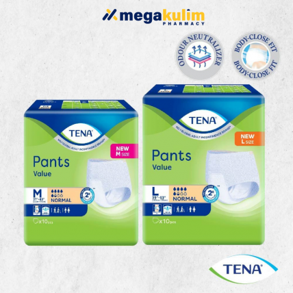 Tena Pants Adult Diaper 10pcs (Size M/ L)