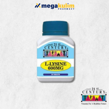 21st Century L-Lysine 600mg (50 Tablets)
