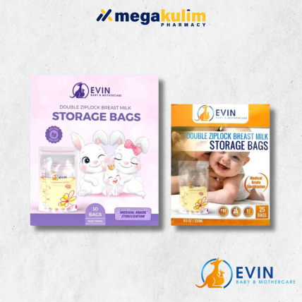 Evin Milk Storage Bags 150mL / 250mL (25's / 30's)-150mL (30pcs)