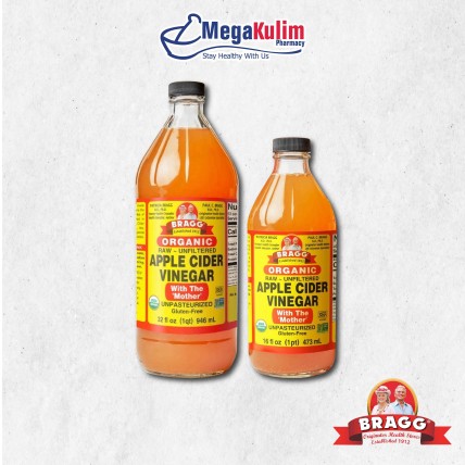 Bragg Organic Apple Cider Vinegar (473mL / 946mL)-473mL