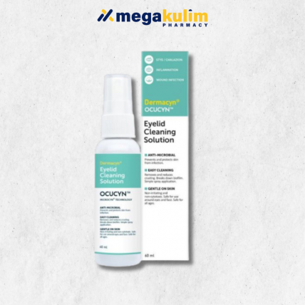 Dermacyn Ocucyn Eyelid Cleaning Solution 60mL