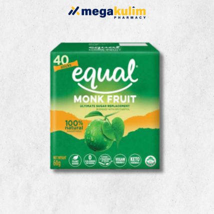 Equal Monk Fruit Sticks (40 Sachets)