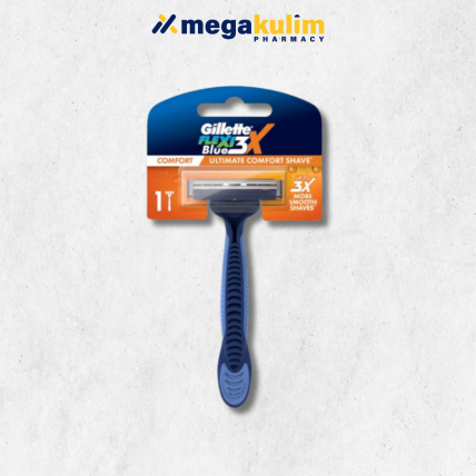 Gillette Flexi Blue 3X Comfort Disposable Shaver (1's)