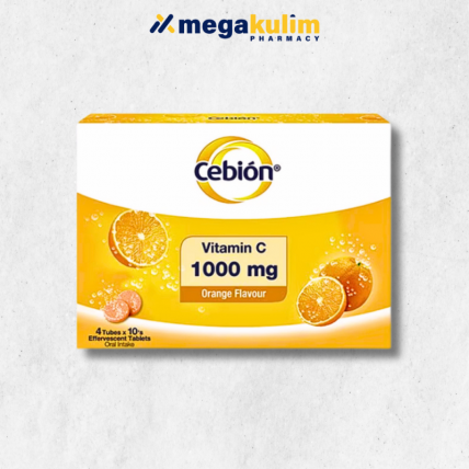 Cebion Vitamin C Effervescent 1000mg (4x10 Tablets/Set)