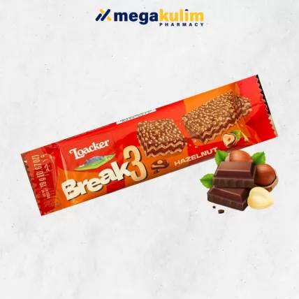 Loacker Break 3 Hazelnut Wafer 19g/Pack