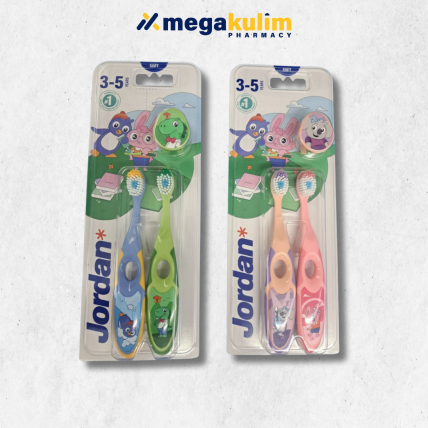 Jordan Toothbrush Step 1 (3-5 Years Old) [Random Colour]