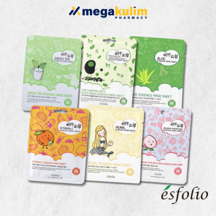 Esfolio Mask Sheet 25mL 1pcs (6 Types to Choose)