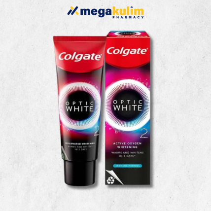 Colgate Optic White O2 Aromatic Menthol Toothpaste 85g