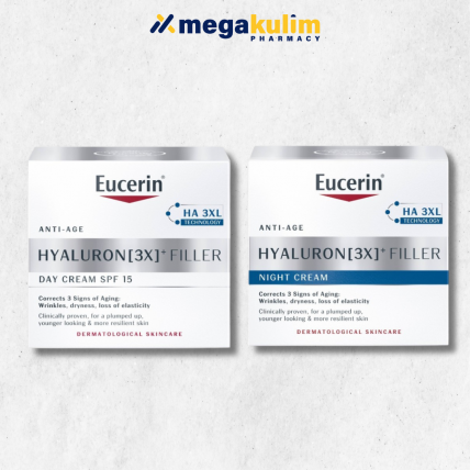 Eucerin Hyaluron Filler Cream 50ml (Night / Day Bright)