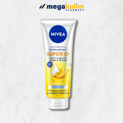 Nivea Super C+ SPF50 Vitamin Body Serum Lotion (300mL)