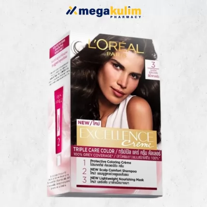 L'Oreal Paris Excellence No 3 (Natural Dark Brown)