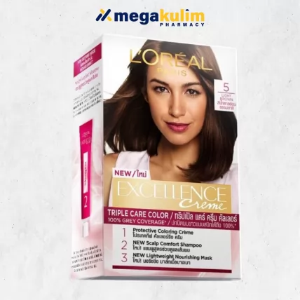 L'Oreal Paris Excellence No 5 (Natural Light Brown)