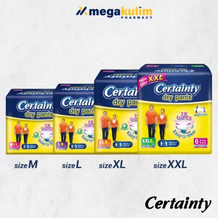 Certainty DryPants Disposable Adult Pants (M / L / XL / XXL)