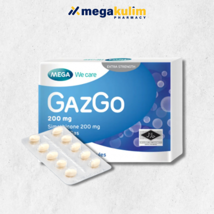 Mega GazGo Simethicone 200mg 10's