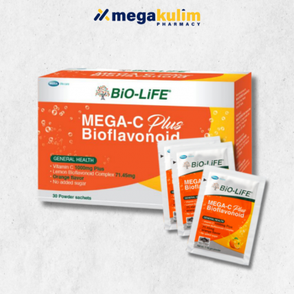Bio-Life MEGA-C Plus Bioflavonoid (30 Sac/Box)