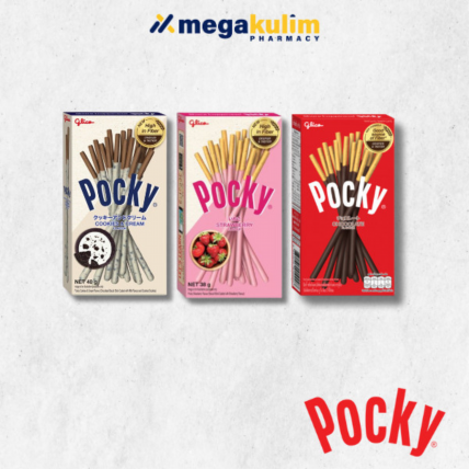 Pocky Wafer Sticks (Strawberry 38g / Cookies & Cream 40g / Chocolate 40g) - Strawberry 38g