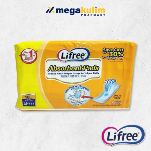 Lifree Absorbent Pads Unisex (18s/Pack)