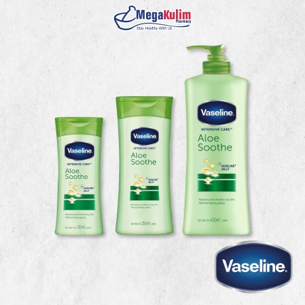 Vaseline Intensive Care Aloe Soothe Lotion (120 mL / 250 mL / 400 mL)-120 mL