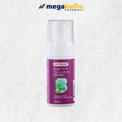 Betadine Feminine Foam Wash Lemon Verbena 100mL