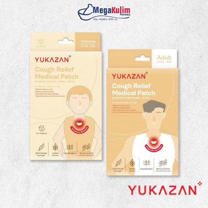 Yuka Zan (Adult/Children) Cough Relief Patch 6 Pcs-Adult