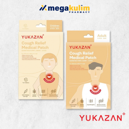 Yuka Zan Cough Relief Patch 6 Pcs (Adult/Children)