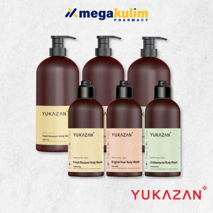 Yuka Zan Body Wash [English Pear Body / Antibacterial / Fresh Bouquet] (230mL / 850mL / 1L) 