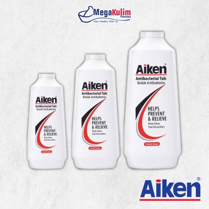 Aiken Antibacterial Talcum Powder (75g / 150g / 300g)-150g