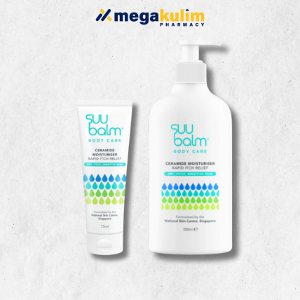 Suu Balm Rapid Itch Relief Moisturizer Cream (75mL/350mL)