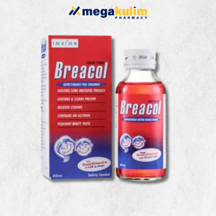 Breacol Expectorant Cough Syrup for Children (60mL)