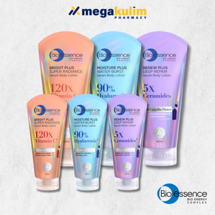 Bio Essence Body Lotion (Bright Plus/ Moisture Plus/ Renew Plus Serum) [70mL/ 300mL]
