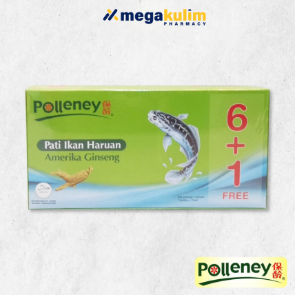 Polleney Pati Ikan Haruan Amerika Ginseng (6+1 x 70mL)