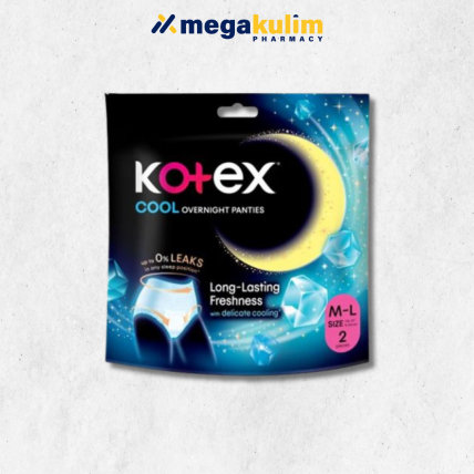 Kotex Overnight Panties Cool [Size M/L] (2pcs/Pack)