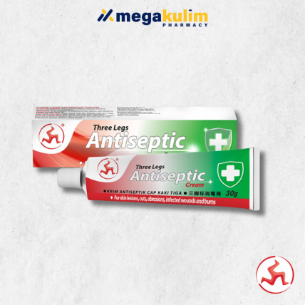 Cap Kaki Tiga Antiseptic Cream 30g Cap Kaki Tiga Antiseptic Cream 30g