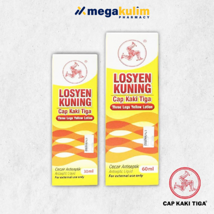 Cap Kaki Tiga Yellow Lotion (30mL / 60mL)-30mL