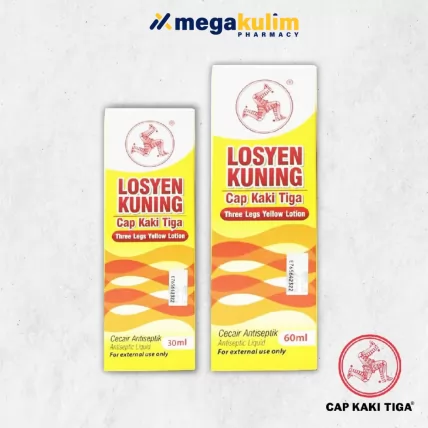 Cap Kaki Tiga Yellow Lotion (30mL / 60mL)