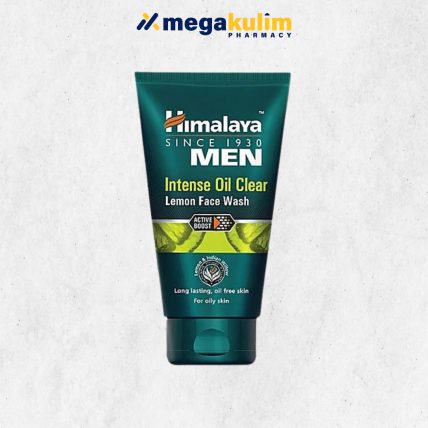 Himalaya Men Intense Oil Clear Lemon Extract Facial Wash 100mL