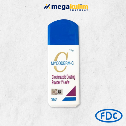 Mycoderm-C Clotrimazole Dusting Powder 1% w/w (75g)