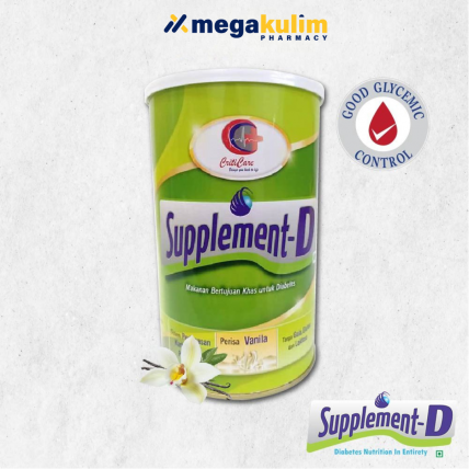 CritiCare Supplement-D Vanilla Flavored 400g
