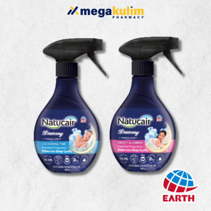 Earth Home Natucair Fabric Spray 400mL (Cocooning Time/ Sweet Slumber)