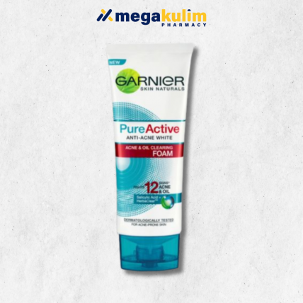 Garnier Pure Active Facial Cleansing Foam (100mL)