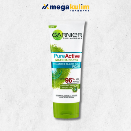 Garnier Matcha PureActive Facial Foam 100mL