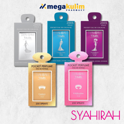 Syahirah Vitalis Pocket Perfume 18mL (Empress / Femme Chic / Magnifique / Celebration / Couture)