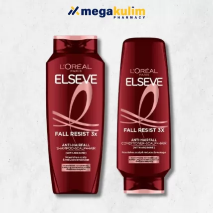 L'oreal Paris Elseve Fall Resist 3x Anti Hair Fall Control 280mL (Shampoo / Conditioner)